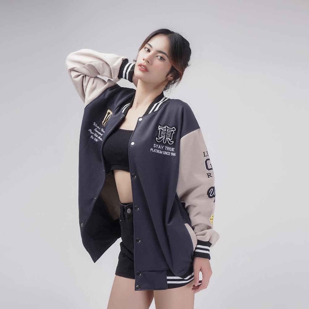Limited Jaket Varsity Baseball Original Full Bordir - Jacket Bomber Premium Pria Wanita New Arival