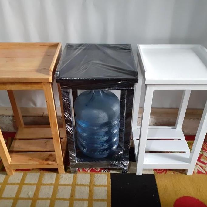 meja dispenser/meja kayu/meja kecil