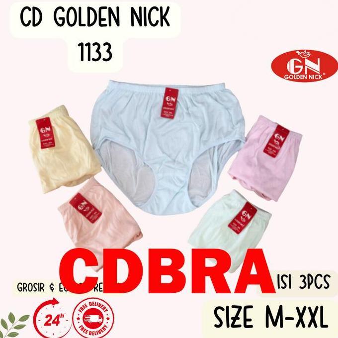 3-6PCS CD GOLDEN NICK 1133 KARET LEBAR