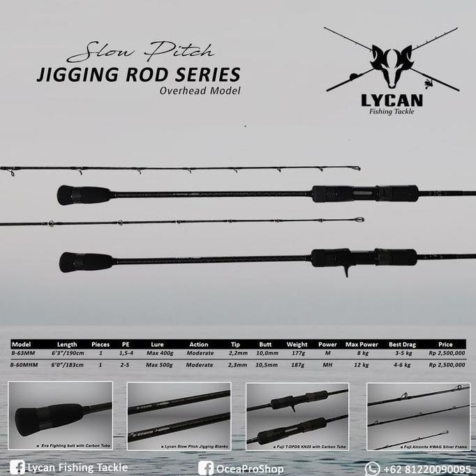 Lycan Slow Pitch Jigging Overhead Model