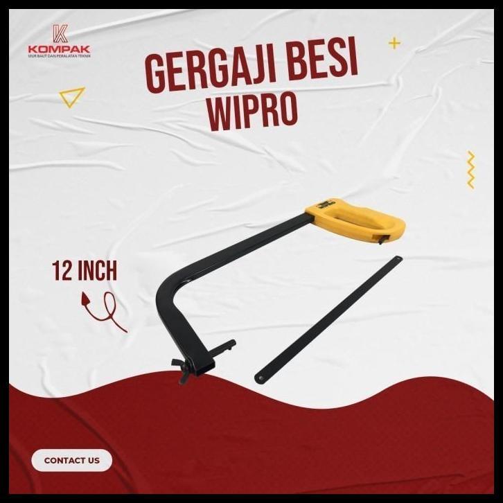 HOT DEAL GERGAJI BESI 12"" WIPRO/ HACKSAW FRAME WIPRO / GAGANG GERGAJI BESI 12"" 