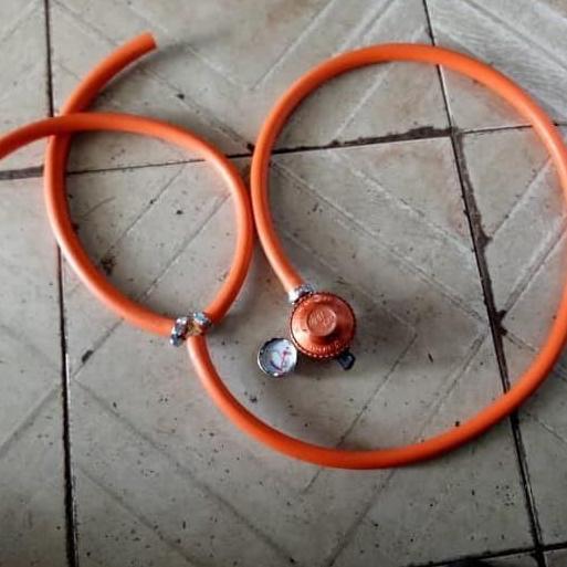 selang cabang oven gas 2 meter+regulator
