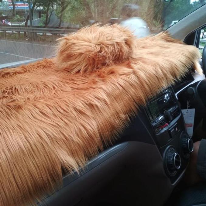 Integra- 1Set Bulu Dashboard Mobil Plus Cover Tisu