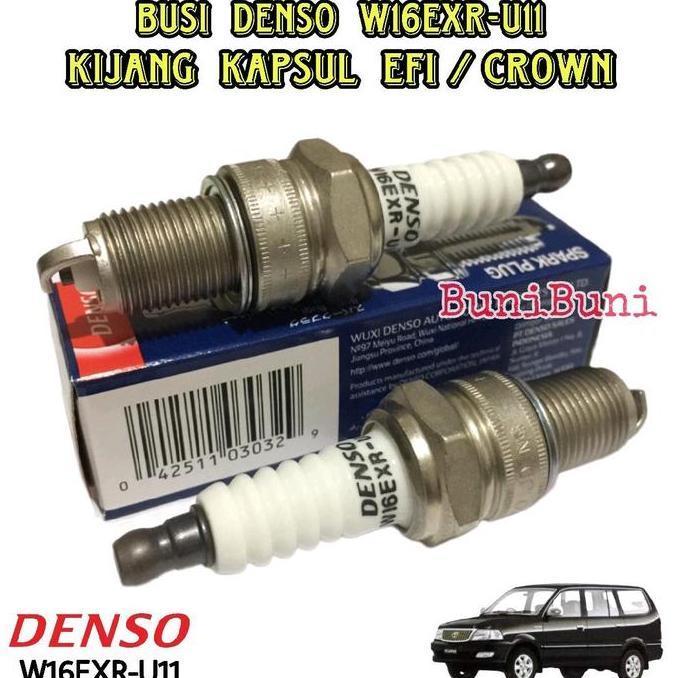 DE136 - BUSI Mobil KIJANG EFI INJEKSI W16EXRU11 ORIGINAL - Busi DENSO Untuk KIJANG KAPSUL 7K EFI / L