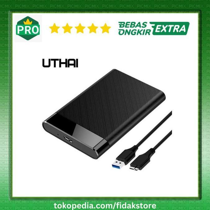 DS223 >> External SATA SSD HDD Case Enclosure 2.5 Inch USB 3.0 High Speed UTHAI