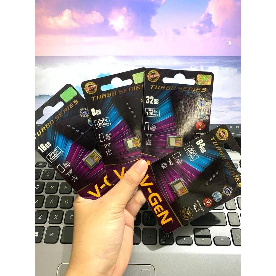 DR212 - Memory Card V-GEN 100MB/S CLASS 10 8GB / 16GB / 32GB / 64GB MMC Micro SD Memory MMC HP Origi