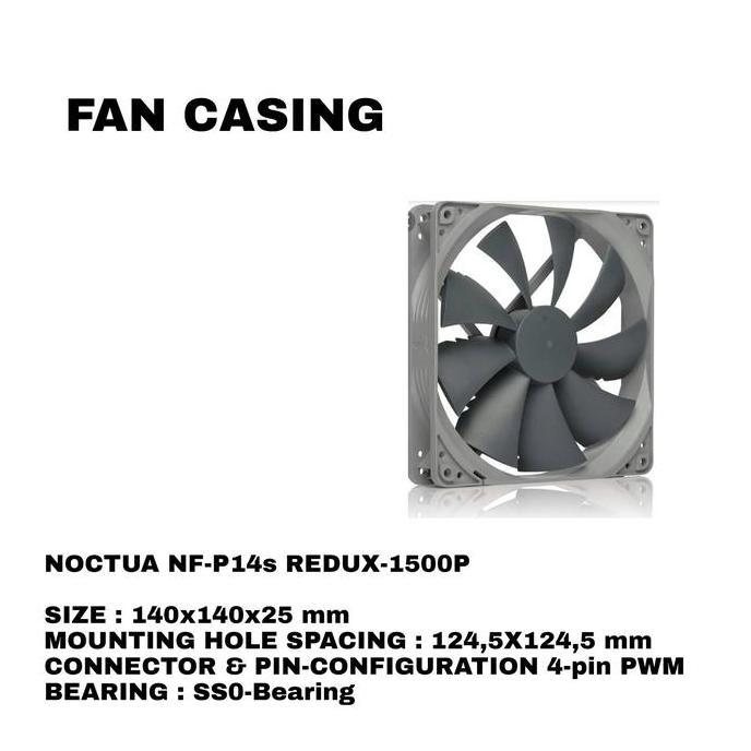 DS166 - NOCTUA NF-P14s REDUX-1500P FAN CASING
