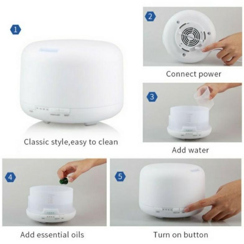 Humidifier Diffuser Air Purifier 500ml