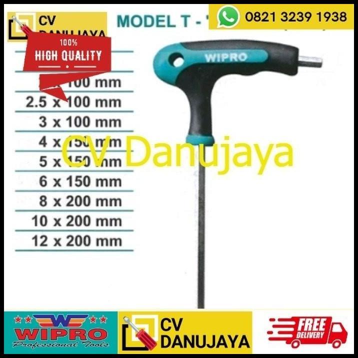 DISKON KUNCI L MODEL T WIPRO 5 X 150 MM 