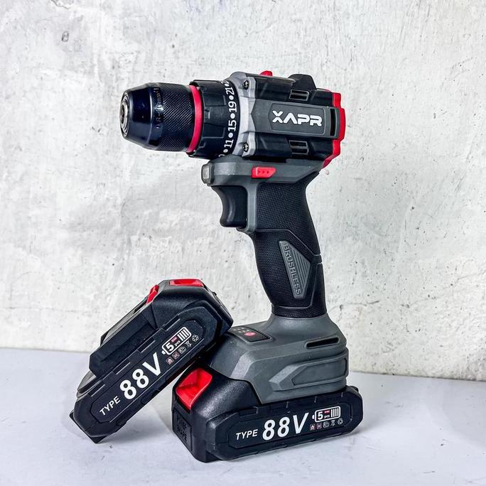 Bor Cordless Baterai GTOOLS EROPA GT04 48V 13mm brushless impact drill