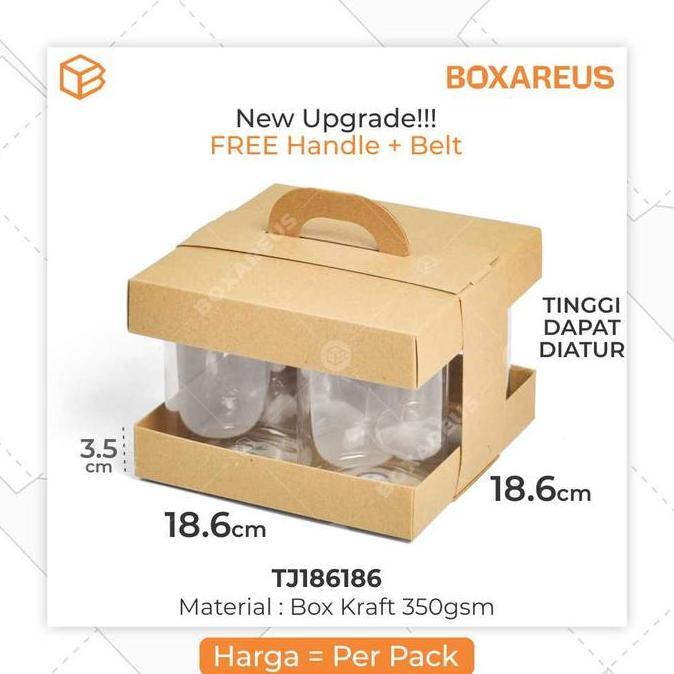 Kotak Box Kue Kering Packaging Jar Toples Kemasan Cookies | TJ186186