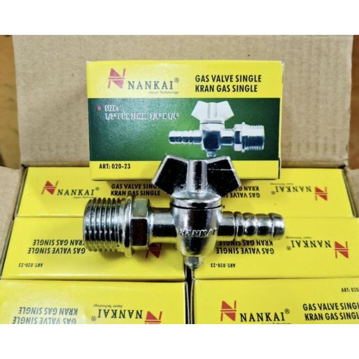 (Ready) Nankai Kran Gas Single Untuk Lpg Bestseller