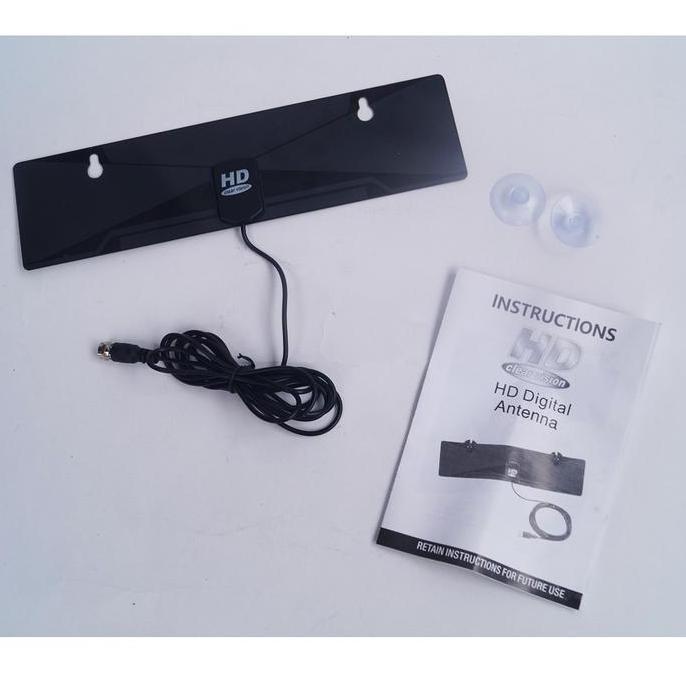 Allthebest- Antena TV Indoor Digital HD Clear Vision - Hitam