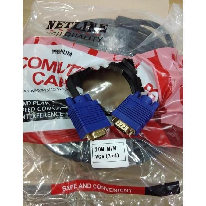 Wizard- Netline Kabel Vga 20Meter Gold Plated