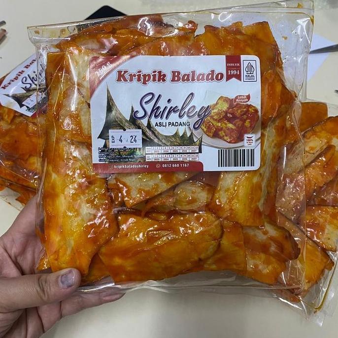 Fooding- Keripik Singkong Balado Pedas Manis Keripik Padang Shirley