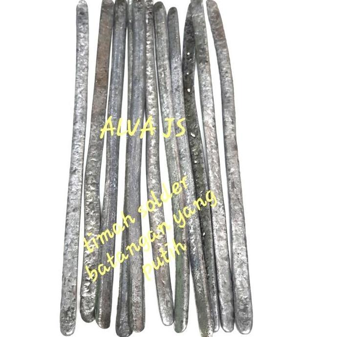 Lansungkirim- Timah Solder Batangan Atau Timah Pahtri Putih