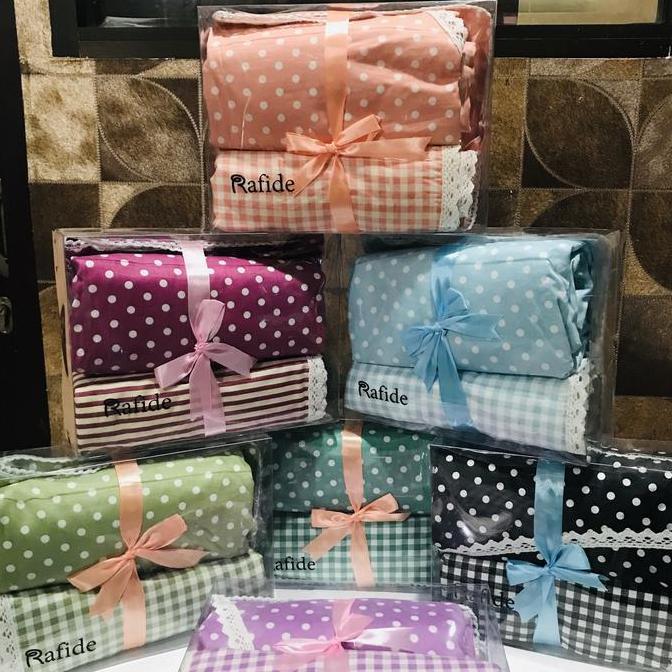 Mukena Dewasa polkadot katun Jepang Tokai