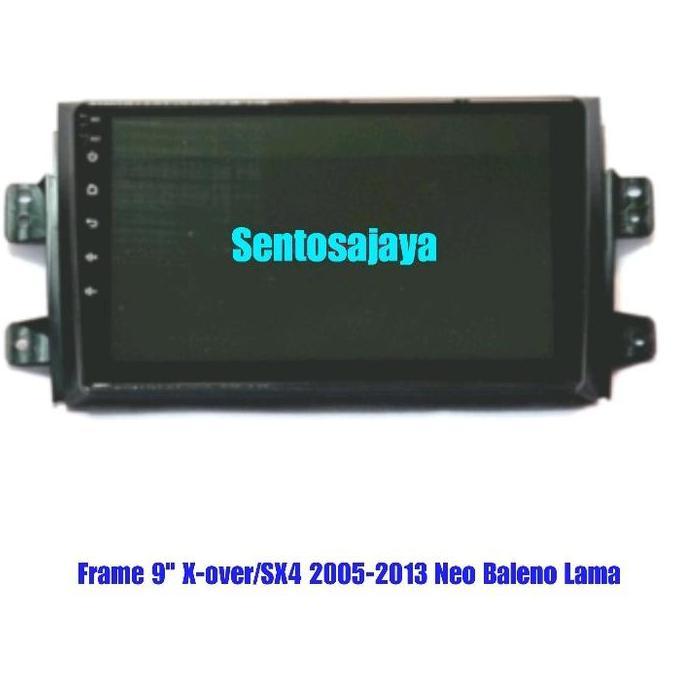 Frame Headunit 9Inch Suzuki X-Over/Sx4/Neo Baleno Lama Tahun 2005-2013
