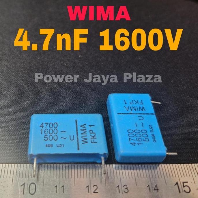 Wima Audiophile Capacitor 4,7n 4,7nF 4.7n 4.7nF 1600V TERBARU