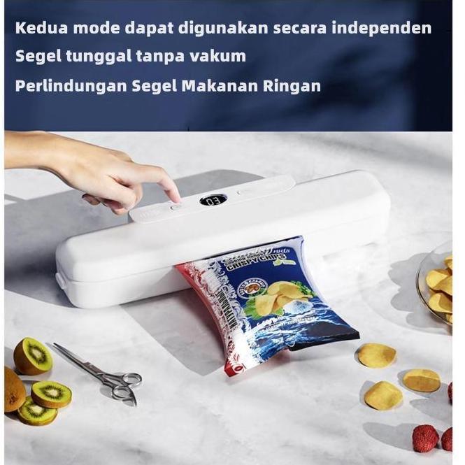 UPUPIN Alat Vacuum Sealer Makanan - Fresh Food Packing Alat Vacum Makanan Frozen Mesin Vacum Makanan