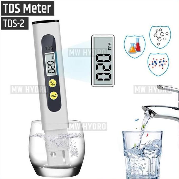 TDS Meter - Hidroponik / Air Minum / Water Treatment - TDS-2