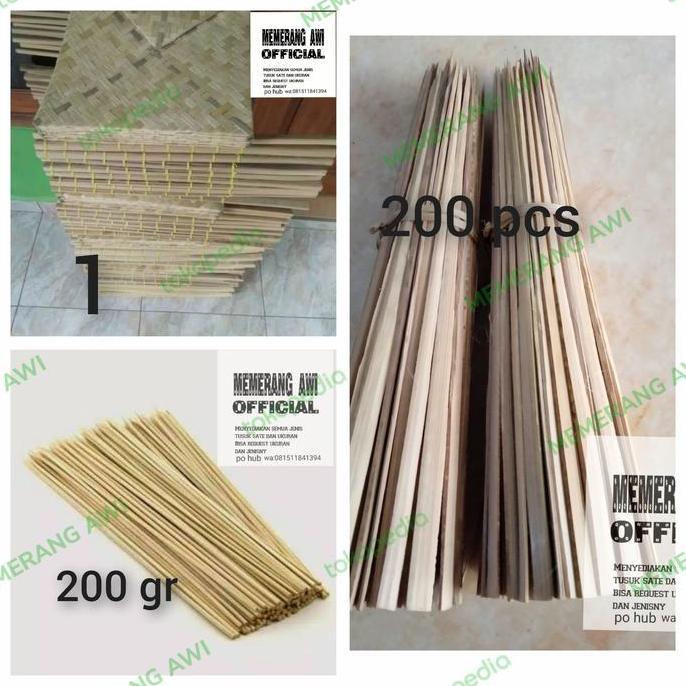 paket bakar bakar kipas sate dan tusuk sate