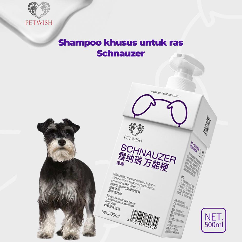 [FX] Petwish Shampoo Anjing 500ML - Schnauzer - Dog Shampoo