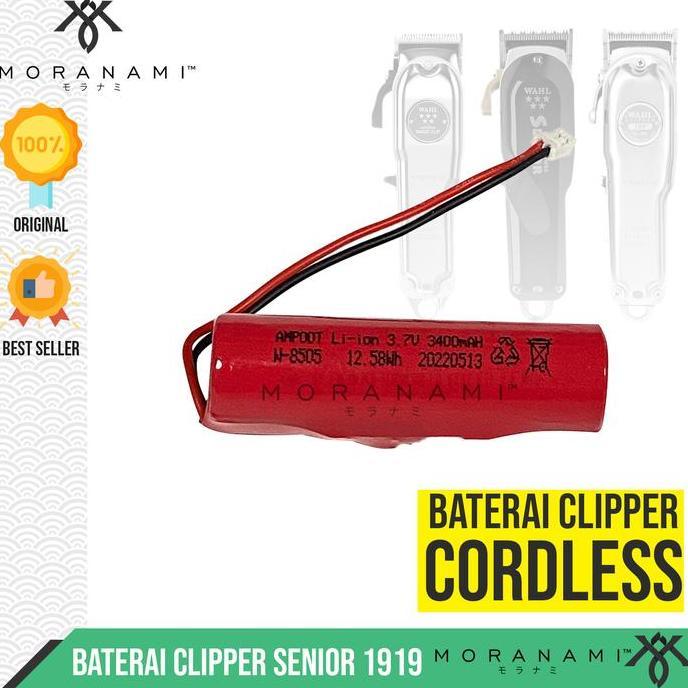 Studix- Baterai Clipper Cordless Alat Cukur Rambut Hair Clipper Super Taper Magic Clip Senior 1919