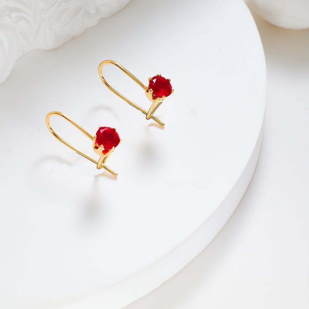 Murah Hyl Jewelry 281E Anting Titanium Wanita Anti Karat Dan Anti Luntur Asli Dewasa Panjang Silver 