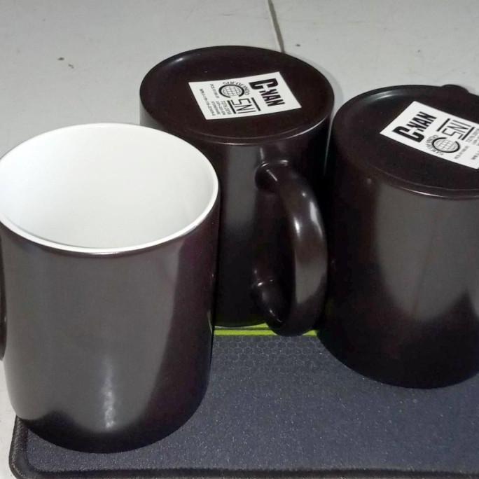 Gifme- Astone | Mug Bunglon | Custom Fot + Tulisan Free Box  | Bisa Berubah Warna Mug  Custom Souven