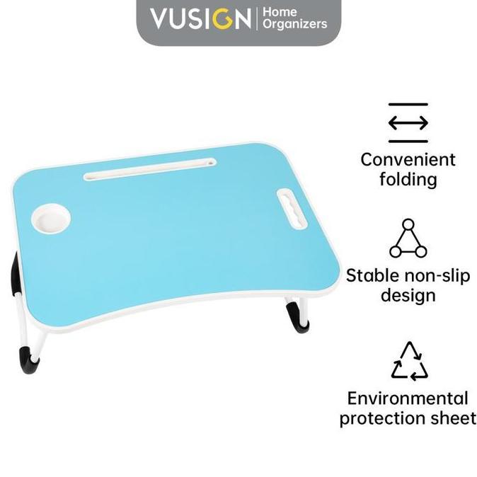 Zxyg- Deli X Vusign Folding Table / Meja Laptop Lipat Vs861/Vs862/Vs860/Vs864 Computer Furniture
