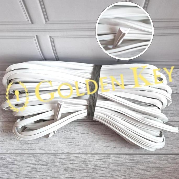 Karet Lis Sekoneng 078B C Besar Putih White Kaca Mati 40 Meter 078 B