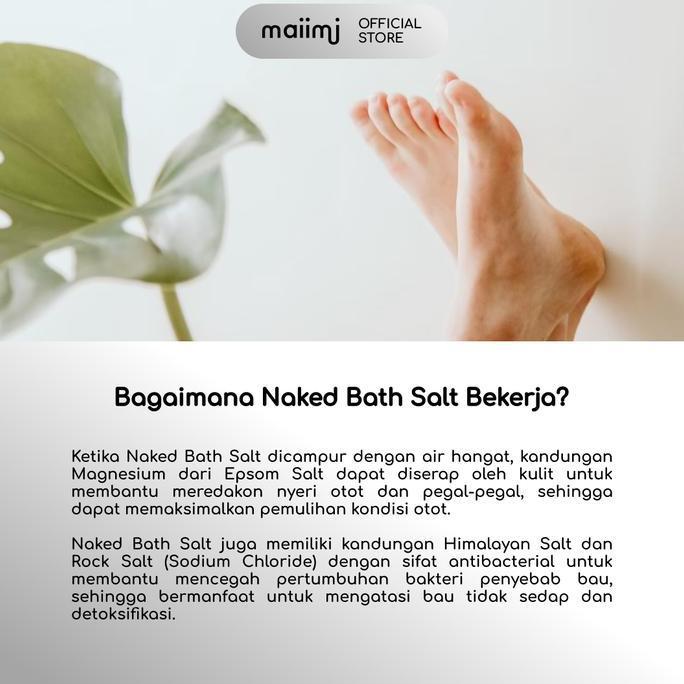 Bytxc- Maiimi - Naked Bath Salt: Sleepy Lavender | Bath Salt | Garam Mandi