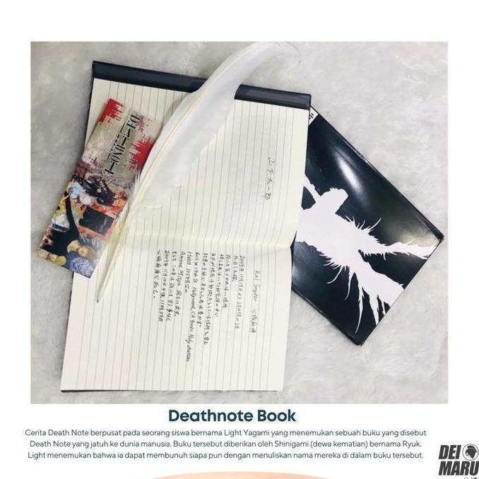 Bukubuku- Buku Deathnote Anime, Death Note, Aksesoris Anime, Buku Kira L Cosplay