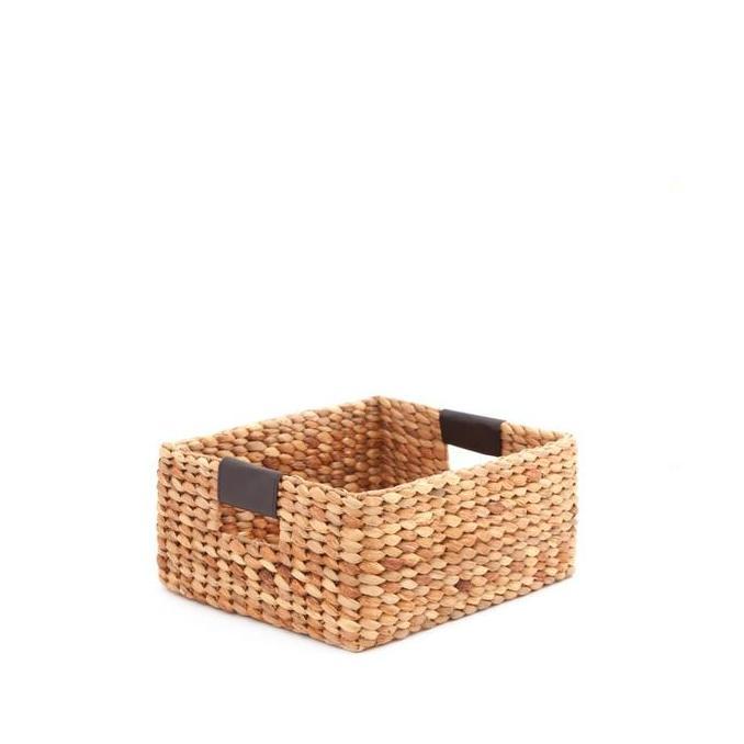 Rectangle Buco Natural/Keranjang Eceng Gondok Multifungsi