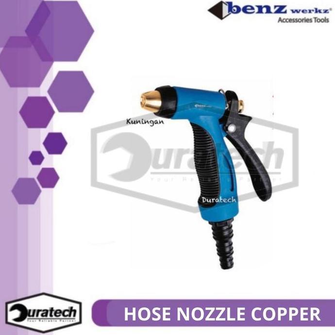 Benz Werkz Water Spray Gun Semprotan Taman Sraygun Cuci Mobil Motor - Hose Nozzle Copper Nozzle Teka