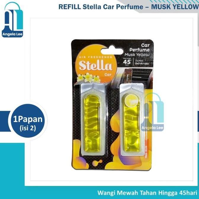 REFILL Stella Car Perfume Air Freshener Pengharum Mobil Jepit 2pcs