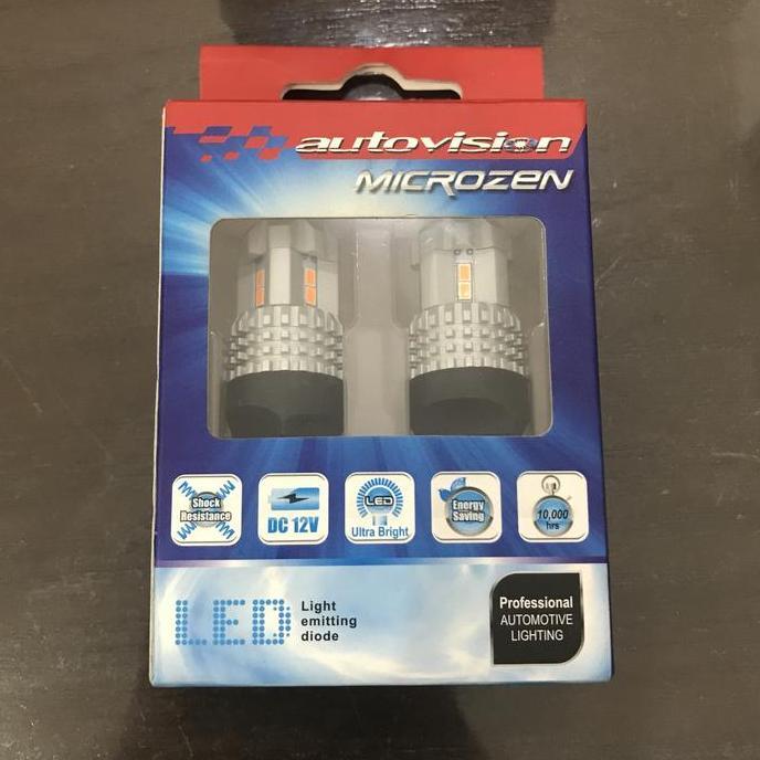 Bohlam LED T20 White / Putih Single Autovision Microzen Super Bright Original