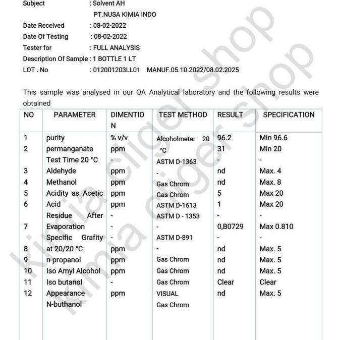 Medikit- Alkohol 70% Alkohol 96% Kemasan 5 Liter / Alkohol 70% 5 Liter Solvent Chemical