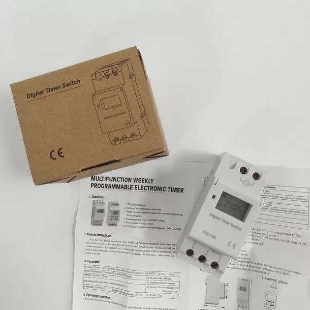 Programmable Digital Timer Weekly Switch 220V THC 15A