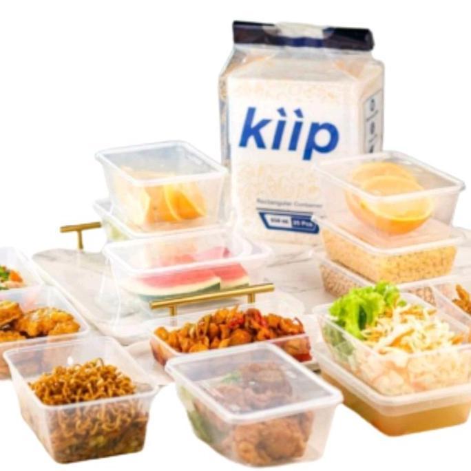 Langsungbisa- Thinwall / Food Container / Kotak Makan Plastik / Lunch Box Sekali Pakai