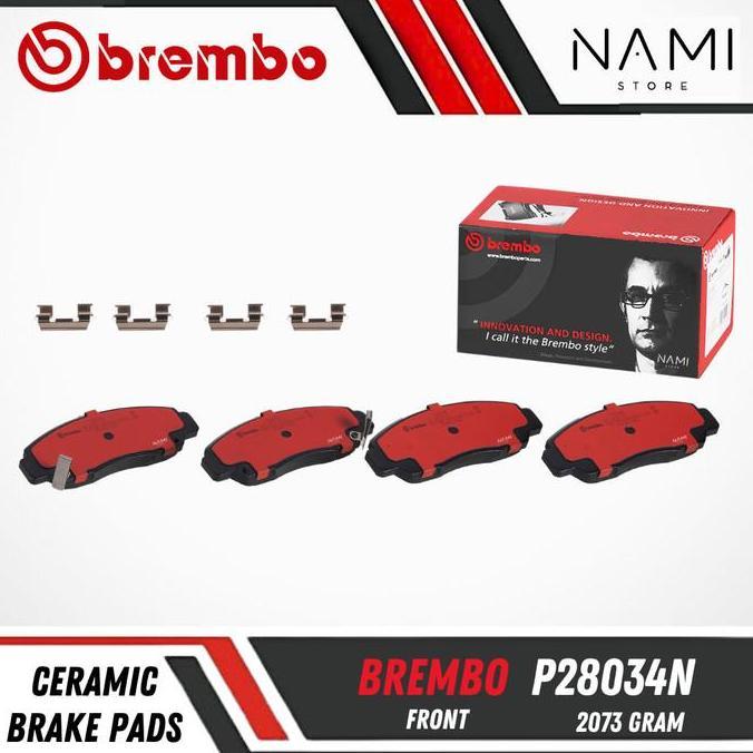 *BREMBO Brake Pad P28034N (FRONT)* Kampas Rem untuk mobil HONDA Original