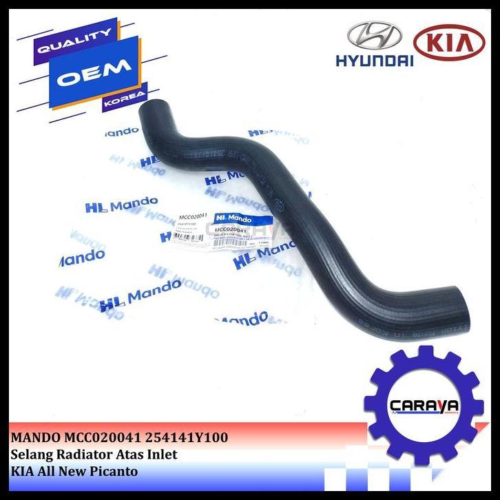 HOT DEAL SELANG RADIATOR ATAS INLET KIA ALL NEW PICANTO ASLI ORI MANDO