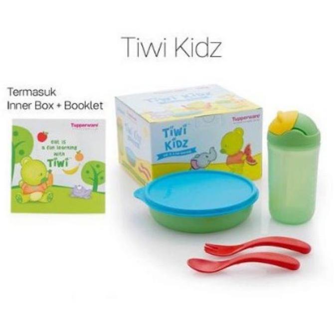 Tupperware Tiwi kidz set tempat makan anak bayi / balita Original