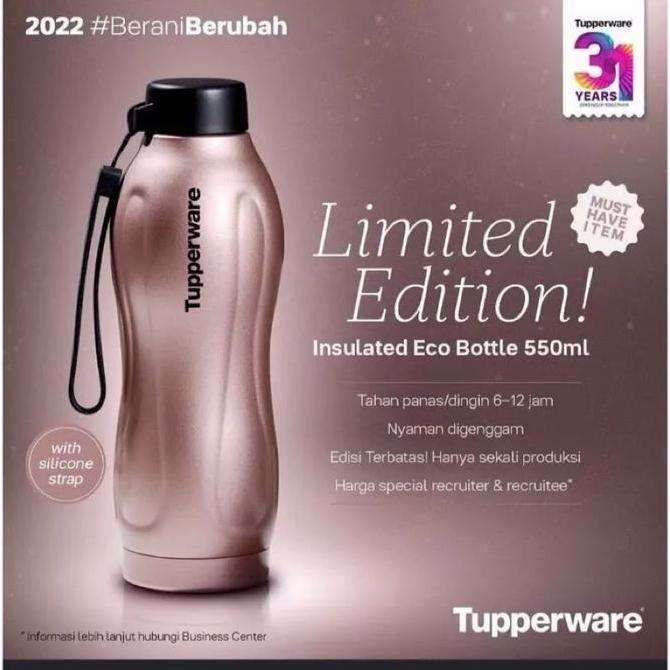 Tupperware insulated eco bottle / termos botol minum Original