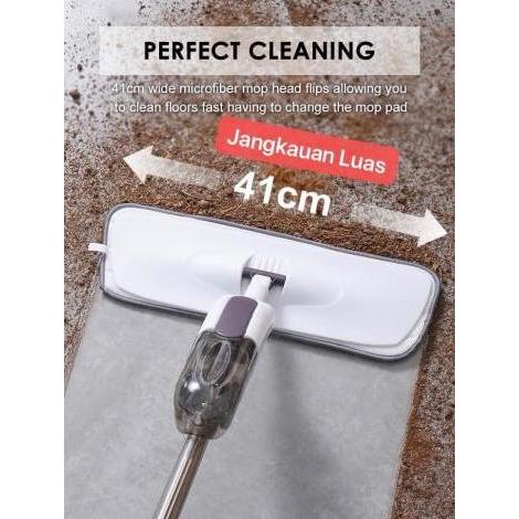 MOUWIZ ART-003 Alat Pel Lantai Plus Penyemprot Air Biasa / Air Sabun Lengkap