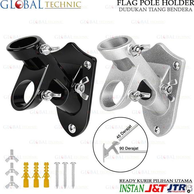 Bracket Tiang Bendera / Dudukan Tiang Bendera Tembok
