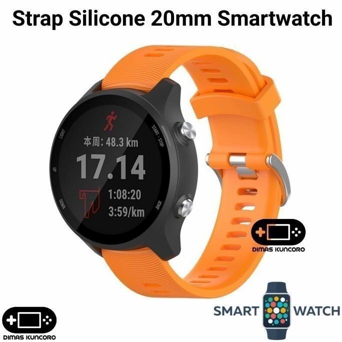 Strap Silicone 20mm Zeblaze Vibe Lite GTR 1 3 Hybrid Silikon Tali Jam murah