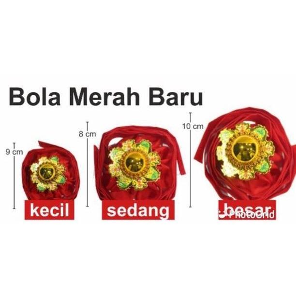 Bola Merah Sembahyang Kain Merah ikat Hiolo