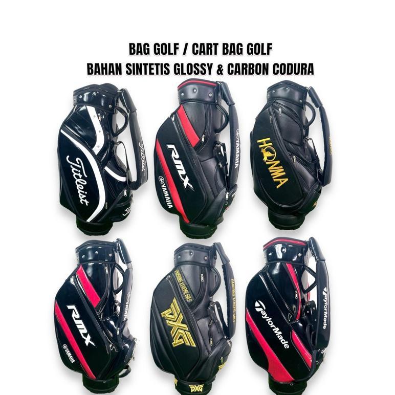Bag golf cart bag golf Yamaha RMX sintetis carbon - Bag Golf Premium Quality